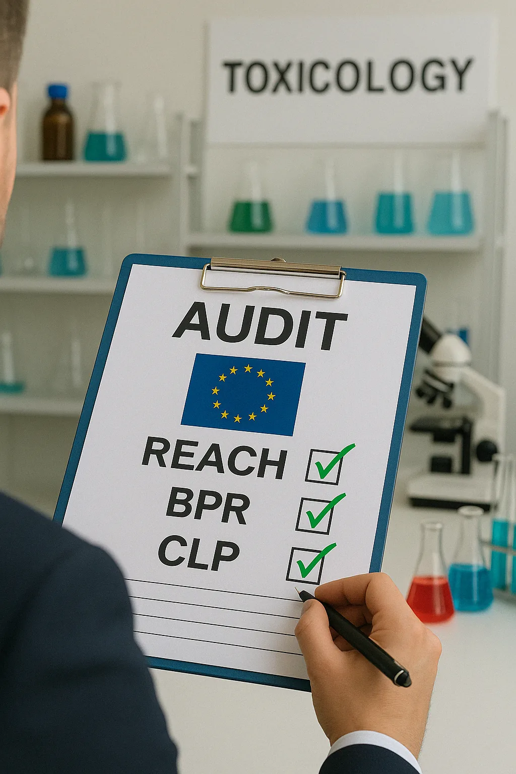 REACH, BPR and CLP compliance audit